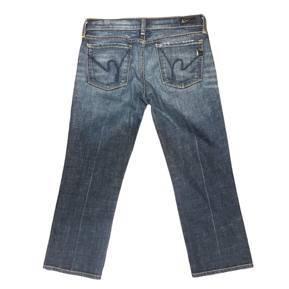 CITIZENS OF HUMANITY Y2K Women’s ‘Kelly #063 Cropped Stretch Low-Waist Jeans’ - Picture 3 of 10